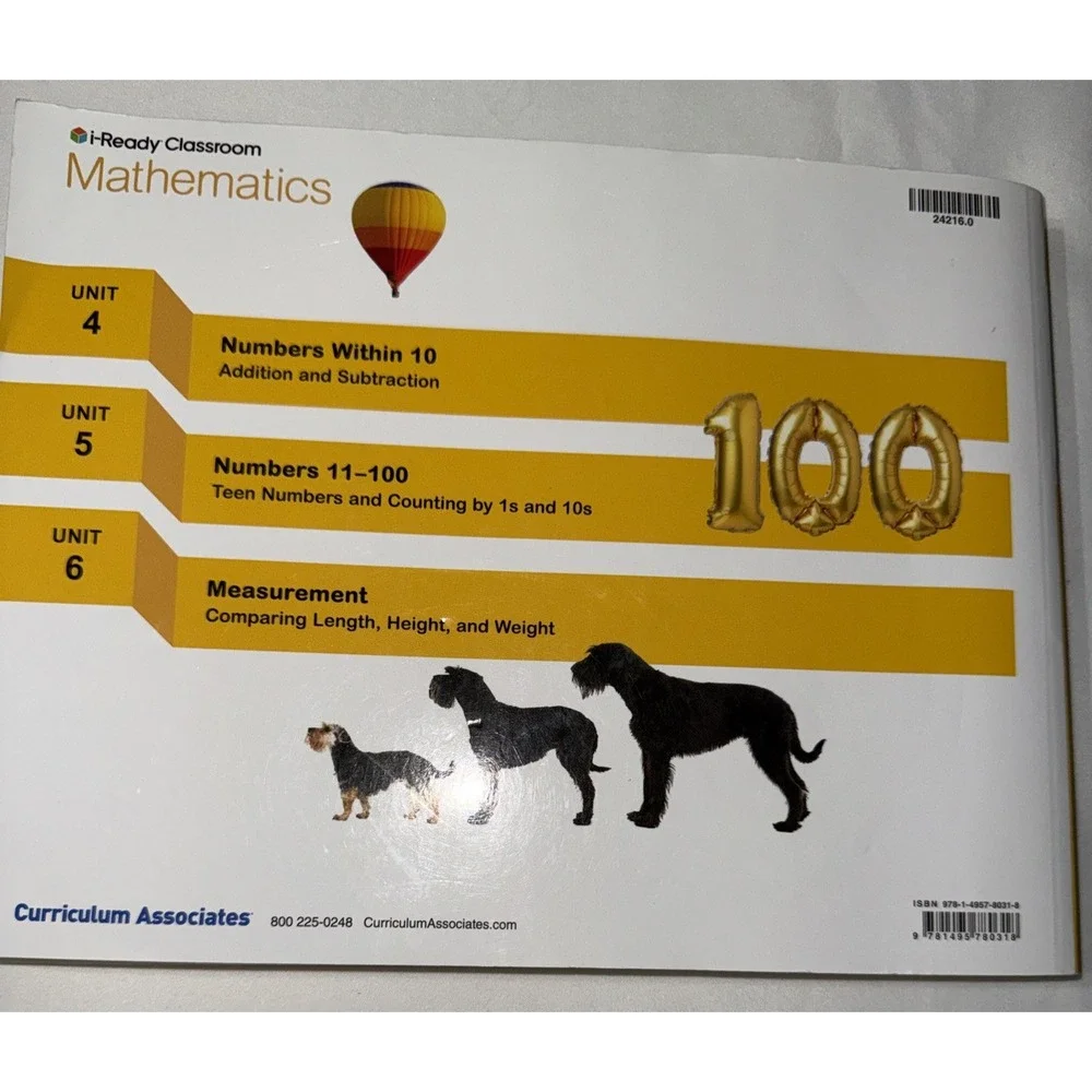 Ready Classroom‎ Math Book Grade K Volume 2 only Homeschool Workbook